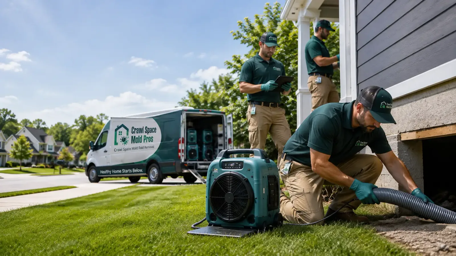 Crawl Space Mold Removal in Newdale, ID